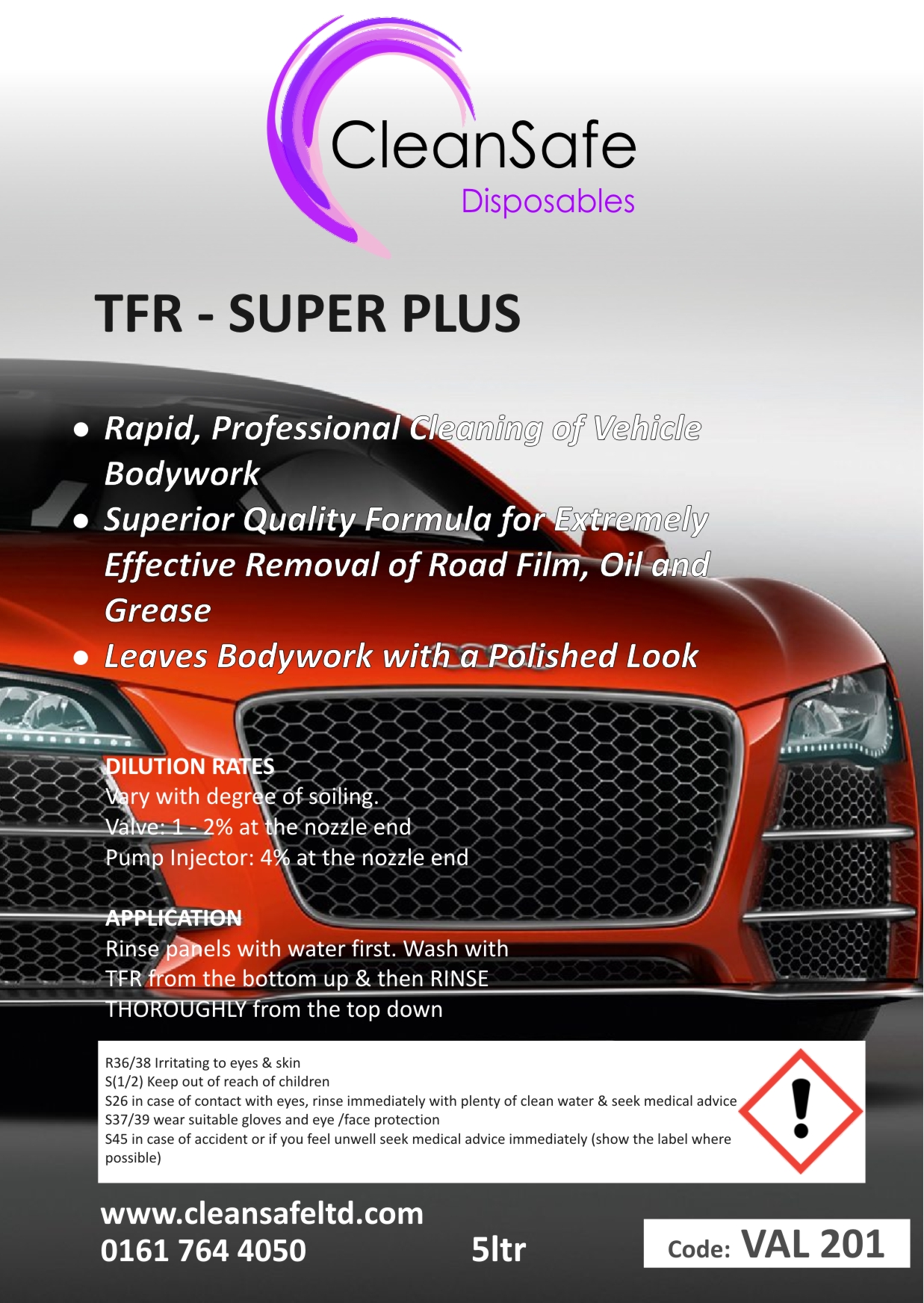 Traffic Film Remover 5ltr Super+