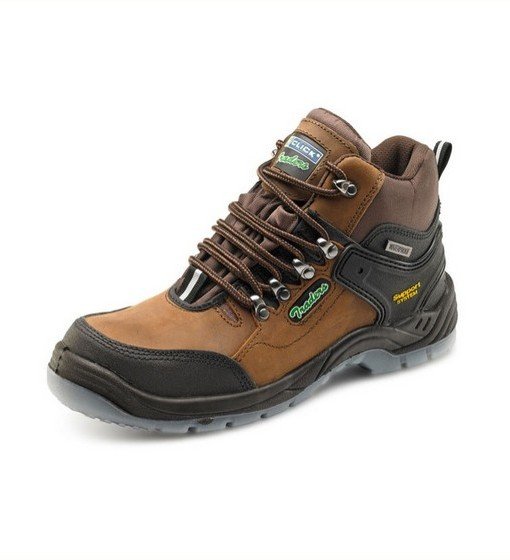 Brown Hiker Boots Safety