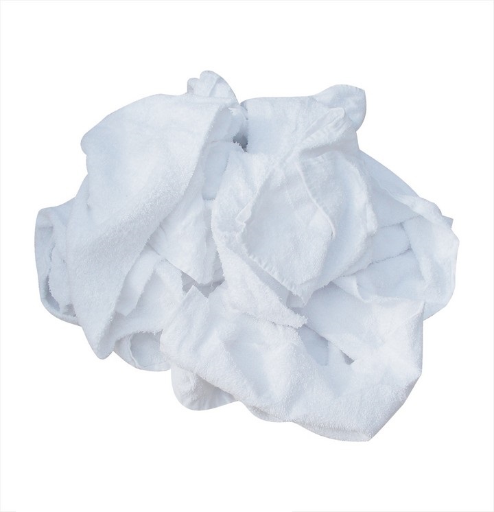 White Terry Towel Rags 5Kg Bag