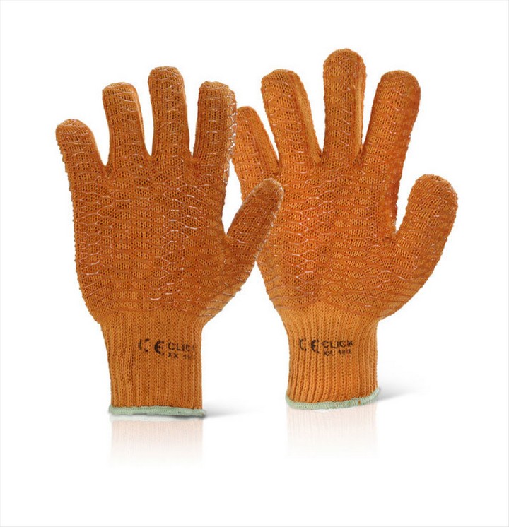 Criss Cross Gloves - Orange (1 pair)