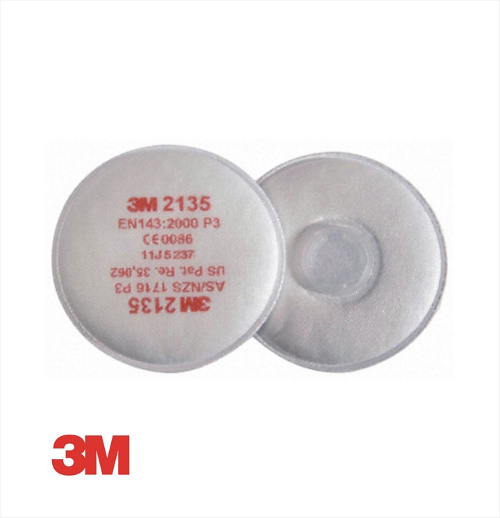 3M 2135 Dust Mask Filter replacements (10 pair pack)